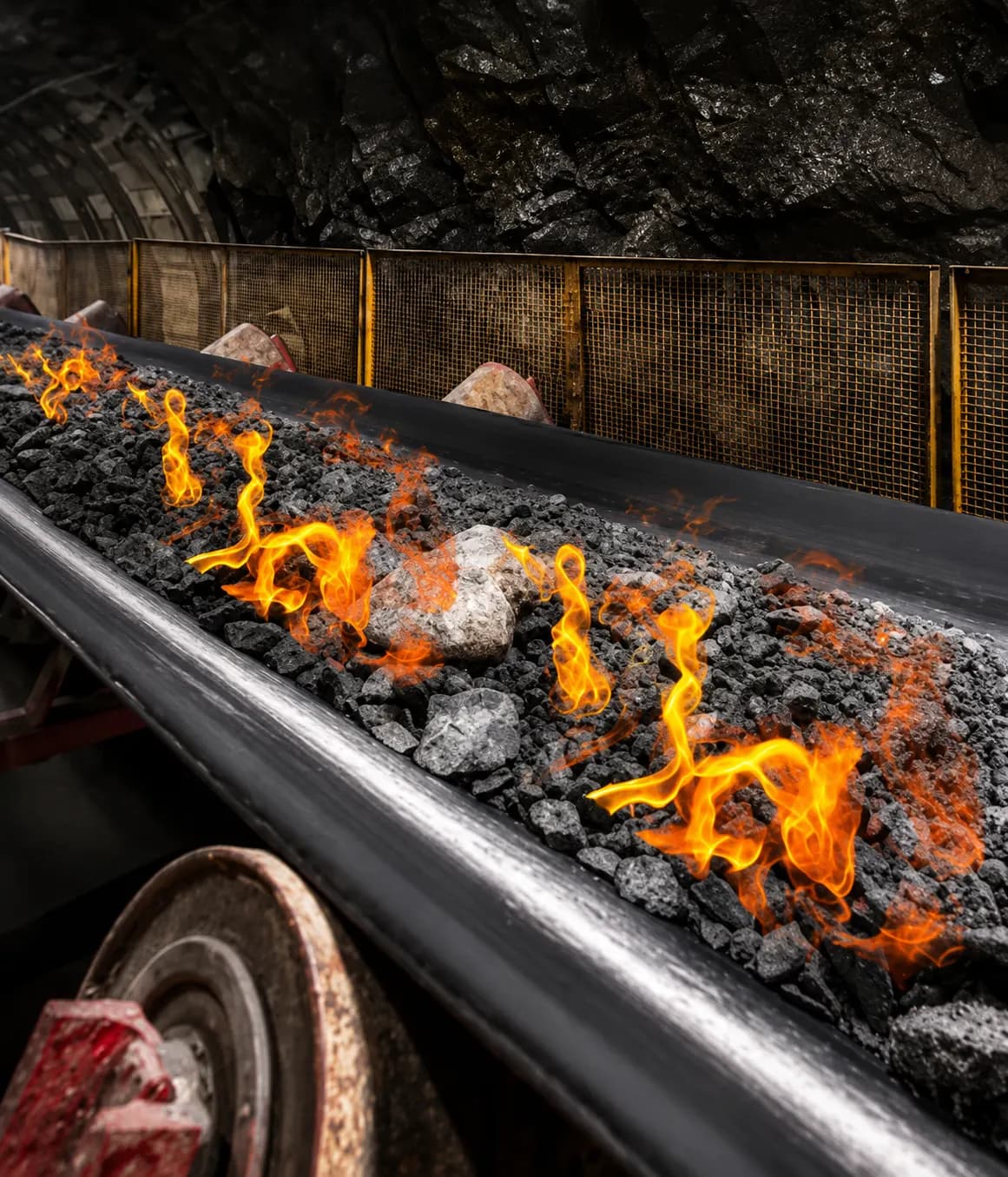 Flame/Fire Resistant Conveyor Belt
