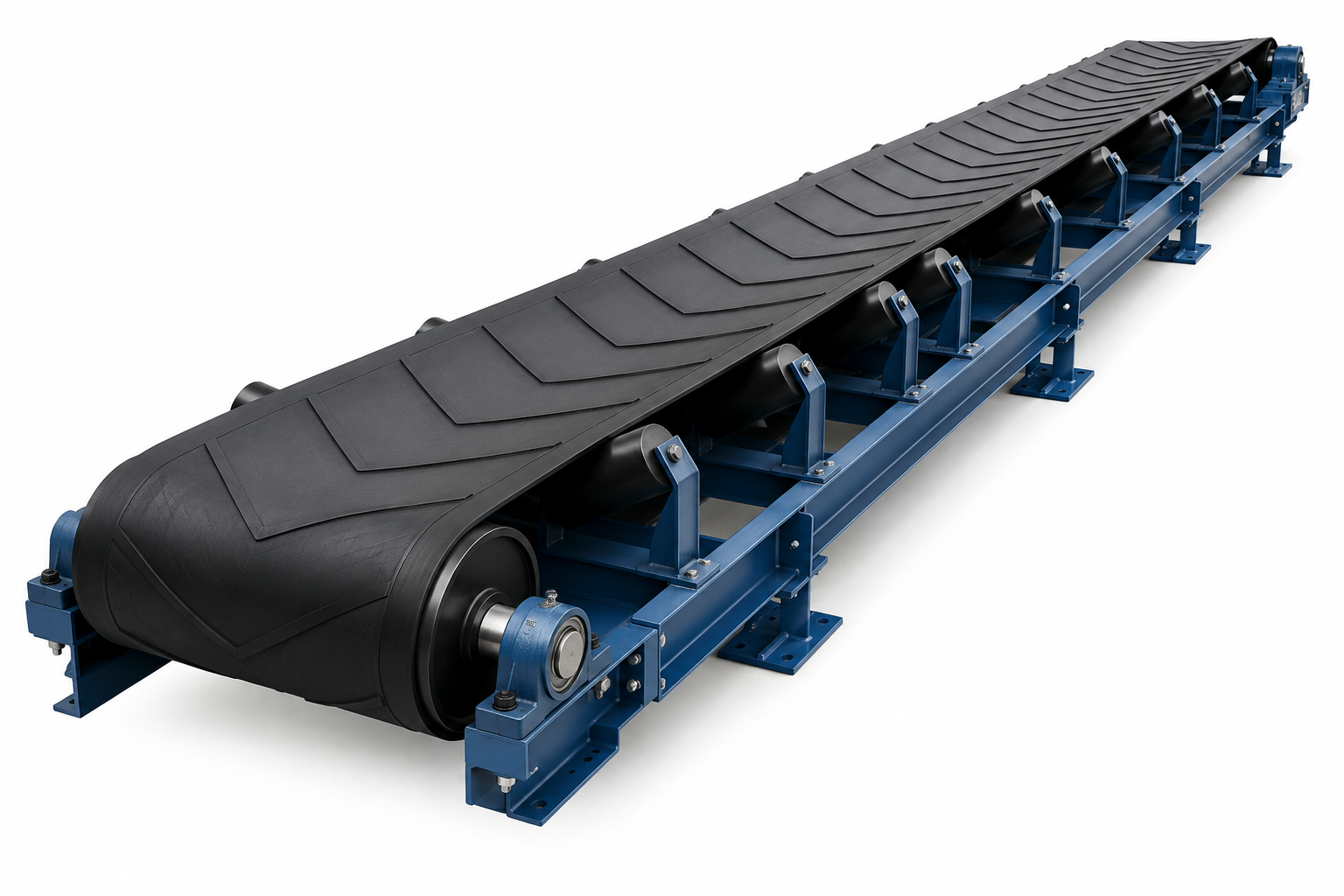 Rubber and PU conveyor belt watermark background
